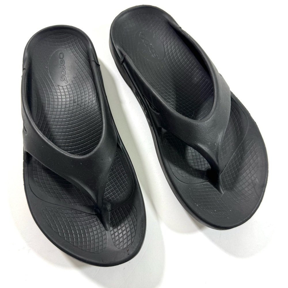 Oofos Original Recovery Sandal Black Womens